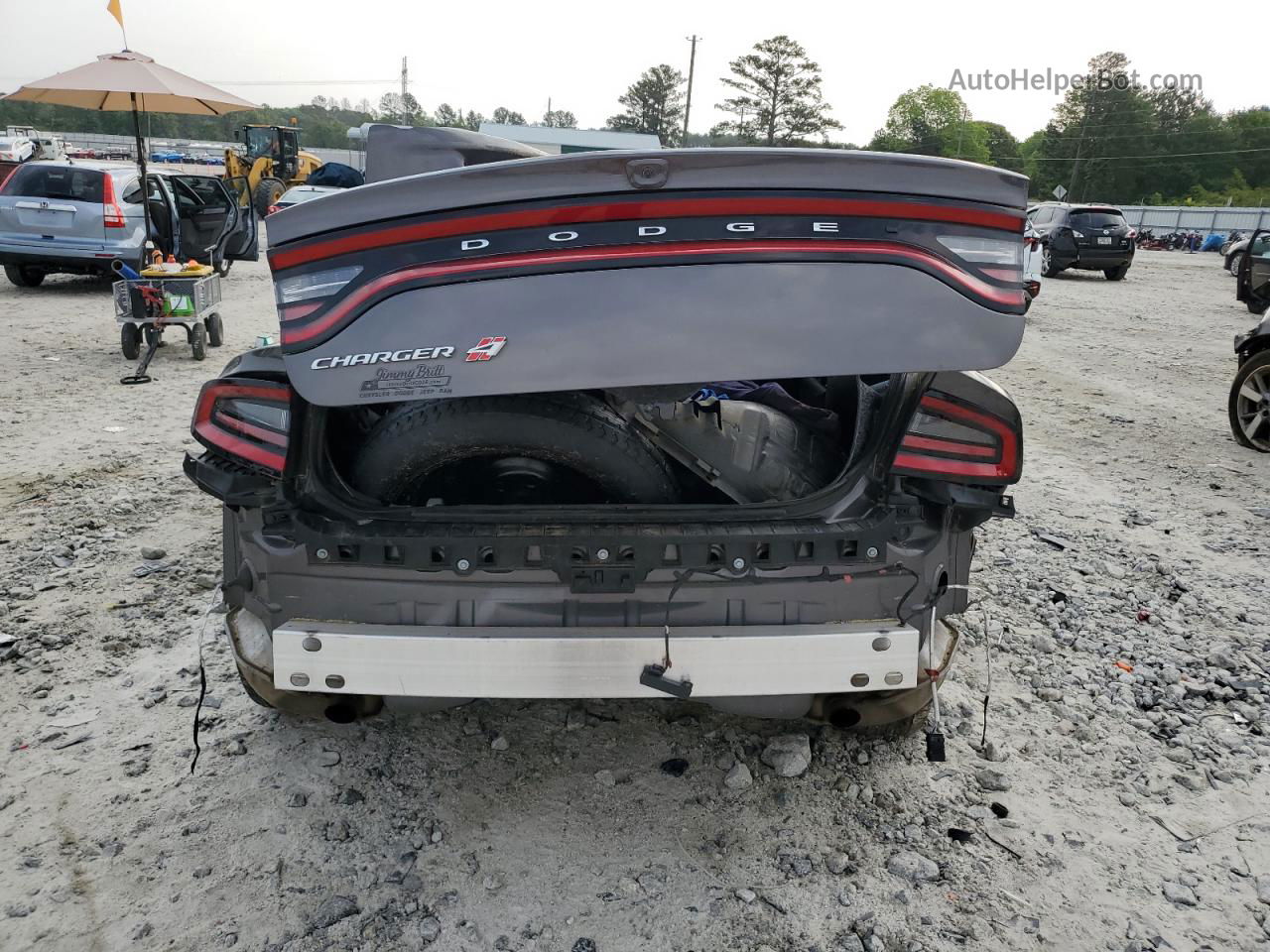 2021 Dodge Charger Sxt Gray vin: 2C3CDXJG7MH683035