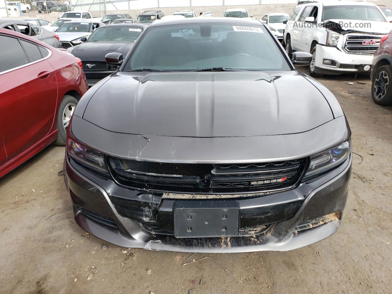 2018 Dodge Charger Gt Black vin: 2C3CDXJG8JH115582