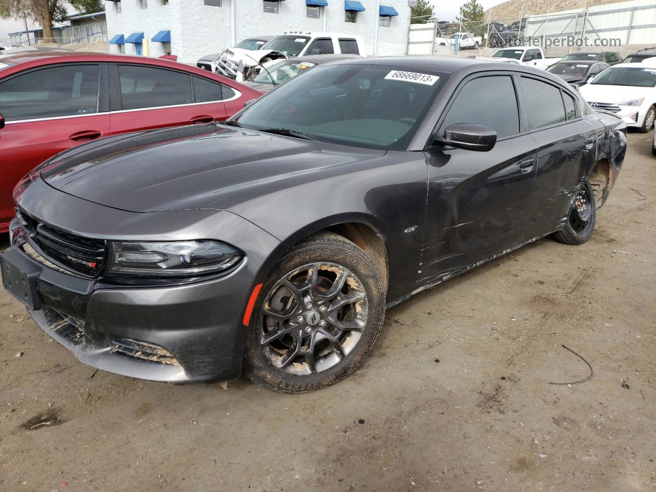 2018 Dodge Charger Gt Black vin: 2C3CDXJG8JH115582