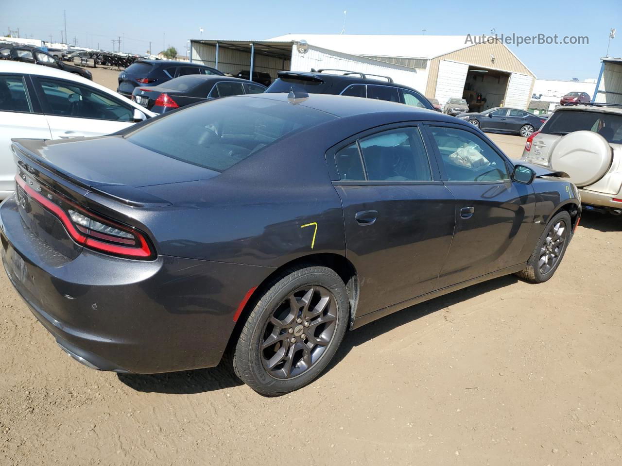 2018 Dodge Charger Gt Серый vin: 2C3CDXJG8JH194509