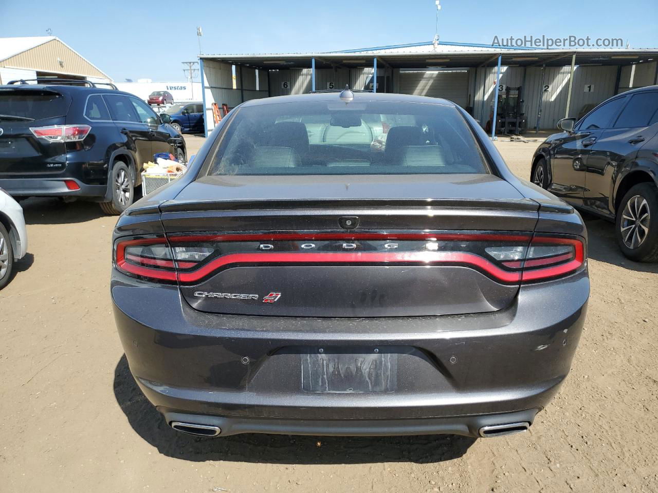 2018 Dodge Charger Gt Gray vin: 2C3CDXJG8JH194509