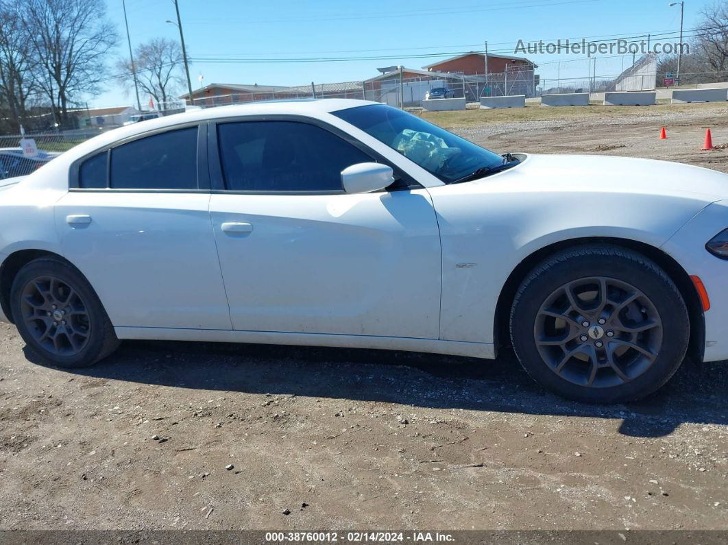 2018 Dodge Charger Gt Awd White vin: 2C3CDXJG8JH224737