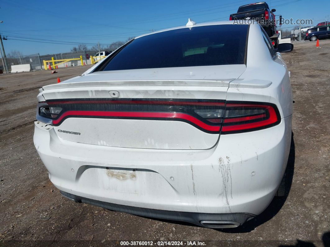 2018 Dodge Charger Gt Awd White vin: 2C3CDXJG8JH224737