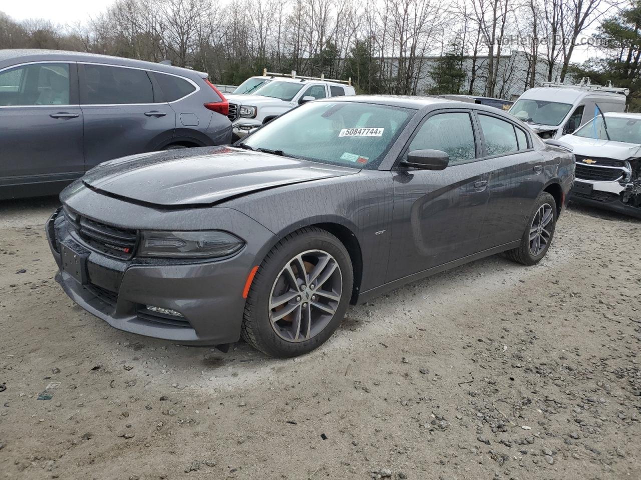 2018 Dodge Charger Gt Gray vin: 2C3CDXJG8JH254790