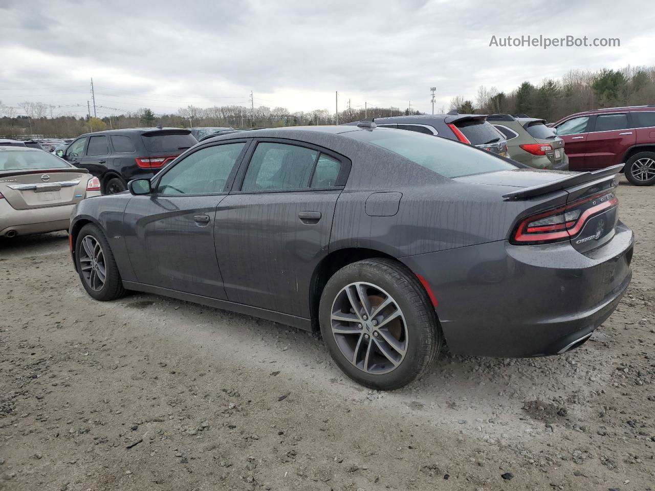 2018 Dodge Charger Gt Gray vin: 2C3CDXJG8JH254790