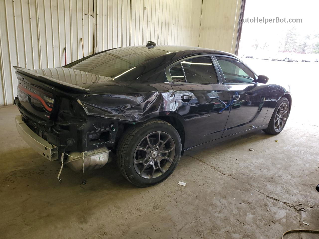 2018 Dodge Charger Gt Black vin: 2C3CDXJG8JH285246