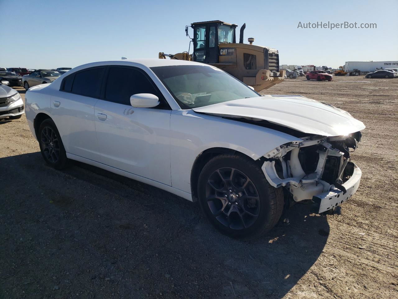 2018 Dodge Charger Gt White vin: 2C3CDXJG8JH331724