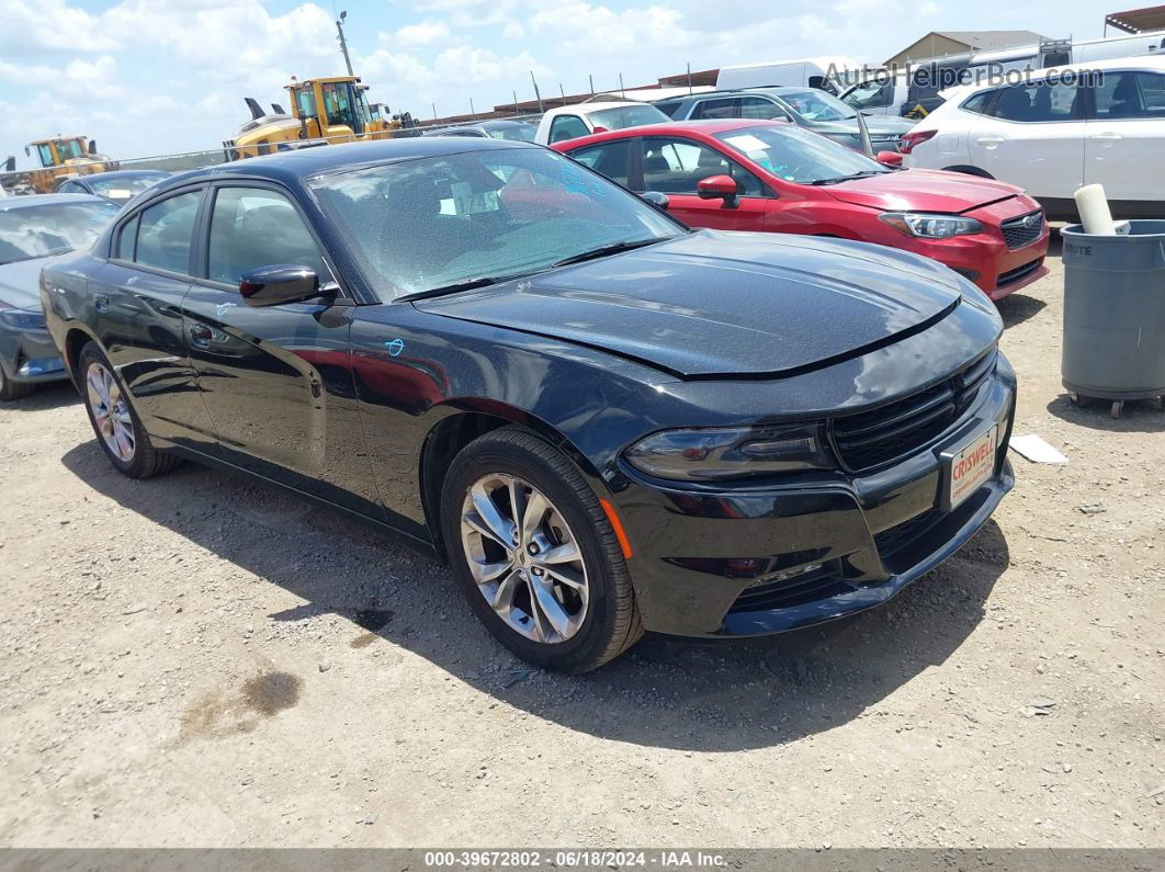 2021 Dodge Charger Sxt Awd Черный vin: 2C3CDXJG8MH685215