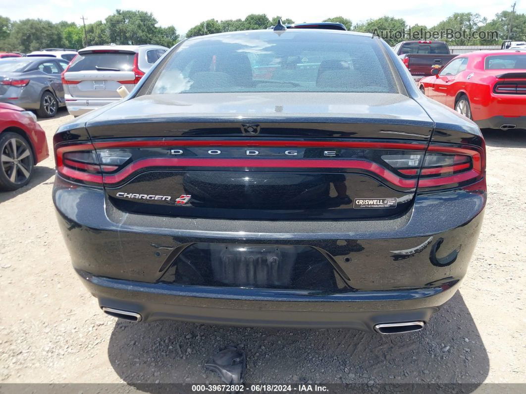 2021 Dodge Charger Sxt Awd Black vin: 2C3CDXJG8MH685215