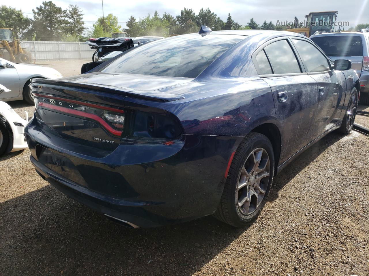 2016 Dodge Charger Sxt Blue vin: 2C3CDXJG9GH140967