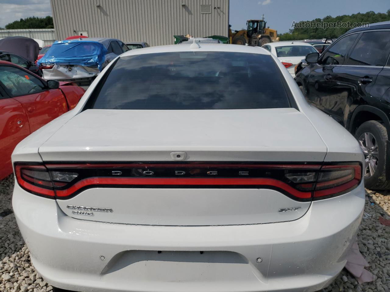 2016 Dodge Charger Sxt White vin: 2C3CDXJG9GH189120