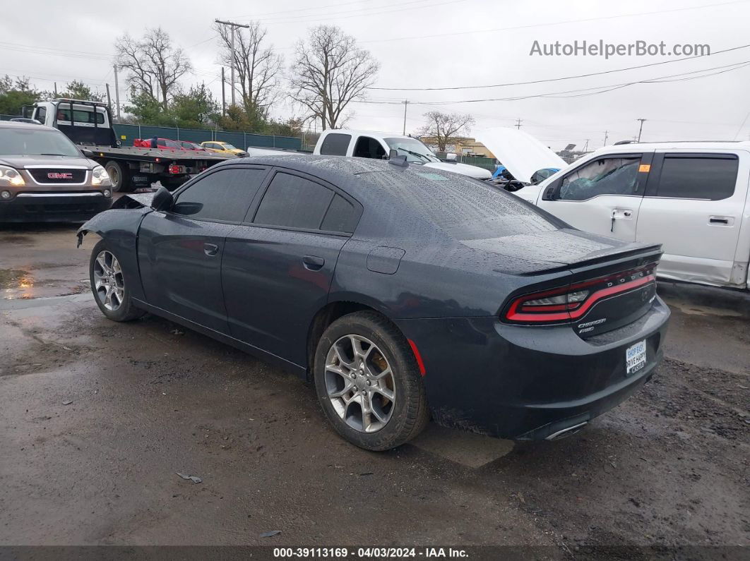 2016 Dodge Charger Sxt Blue vin: 2C3CDXJG9GH351716