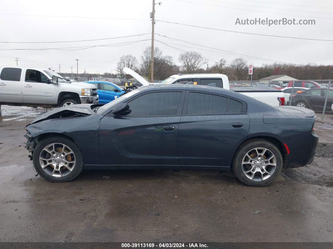 2016 Dodge Charger Sxt Blue vin: 2C3CDXJG9GH351716