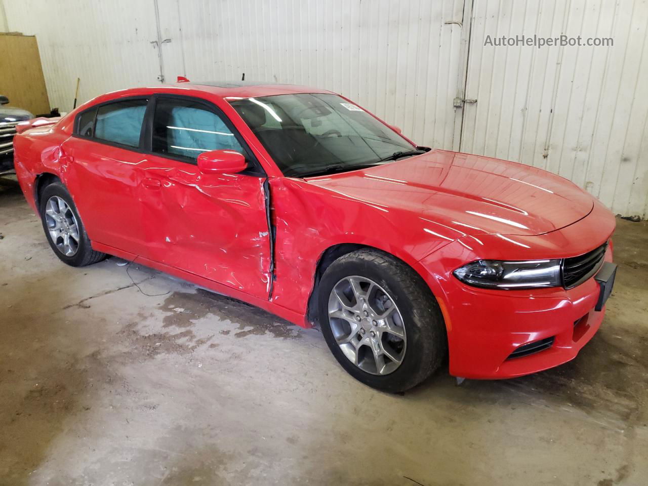 2017 Dodge Charger Sxt Red vin: 2C3CDXJG9HH597862