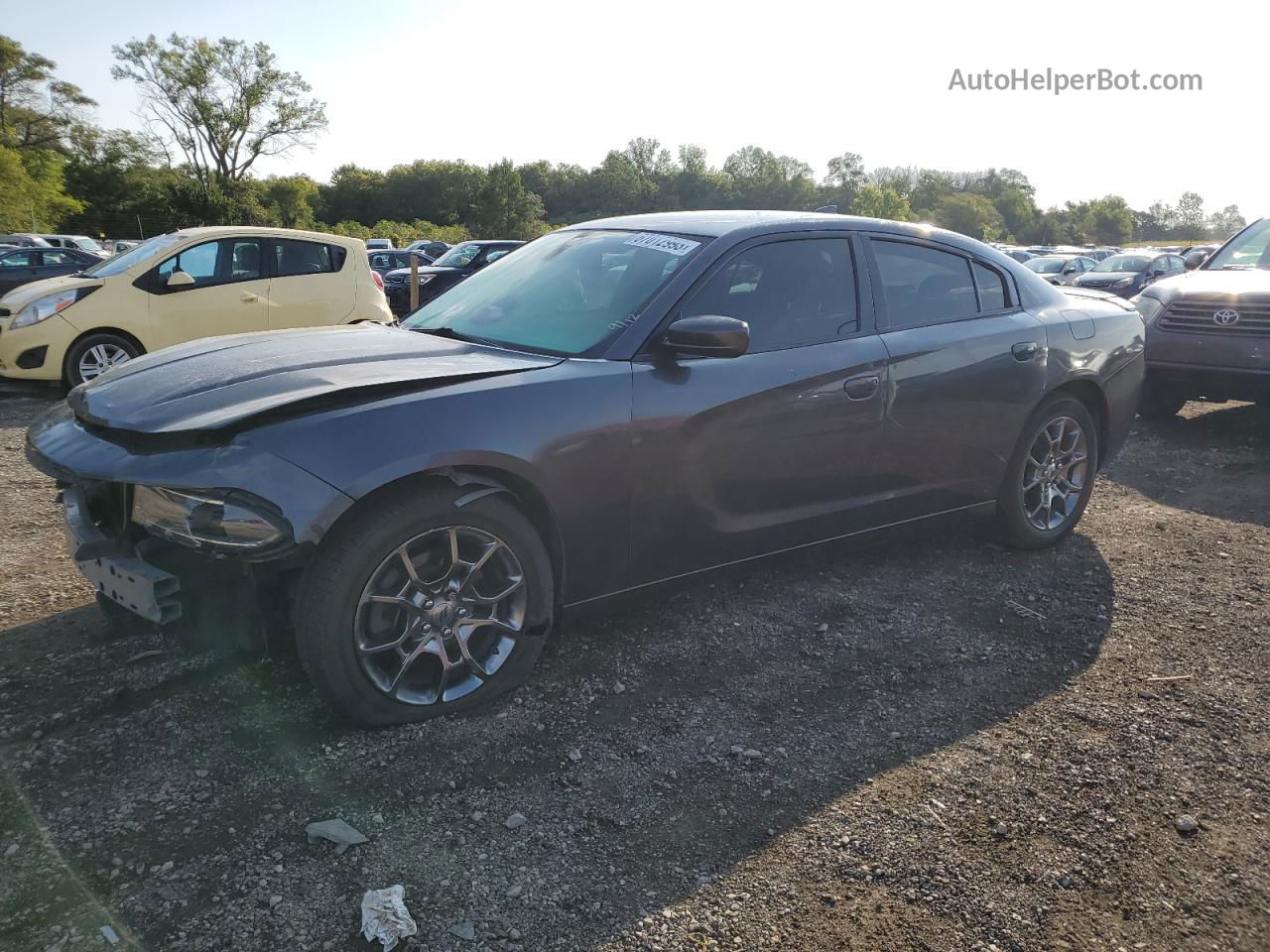 2017 Dodge Charger Sxt Charcoal vin: 2C3CDXJG9HH645019