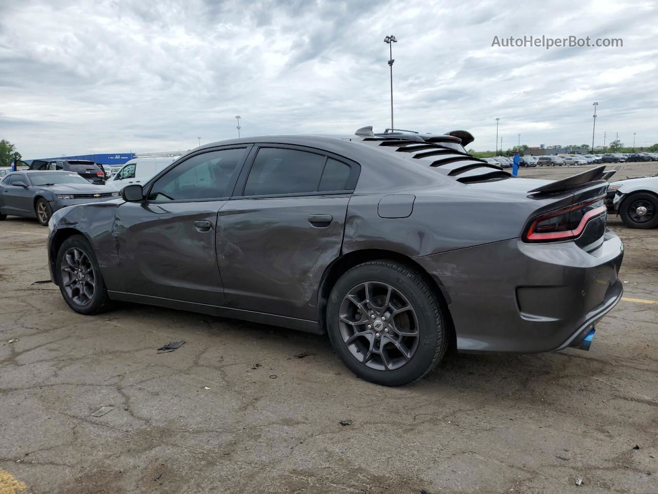 2018 Dodge Charger Gt Gray vin: 2C3CDXJG9JH174673