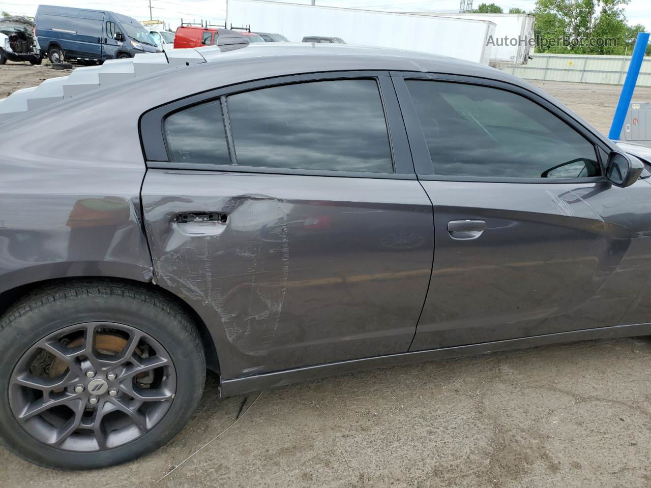 2018 Dodge Charger Gt Gray vin: 2C3CDXJG9JH174673