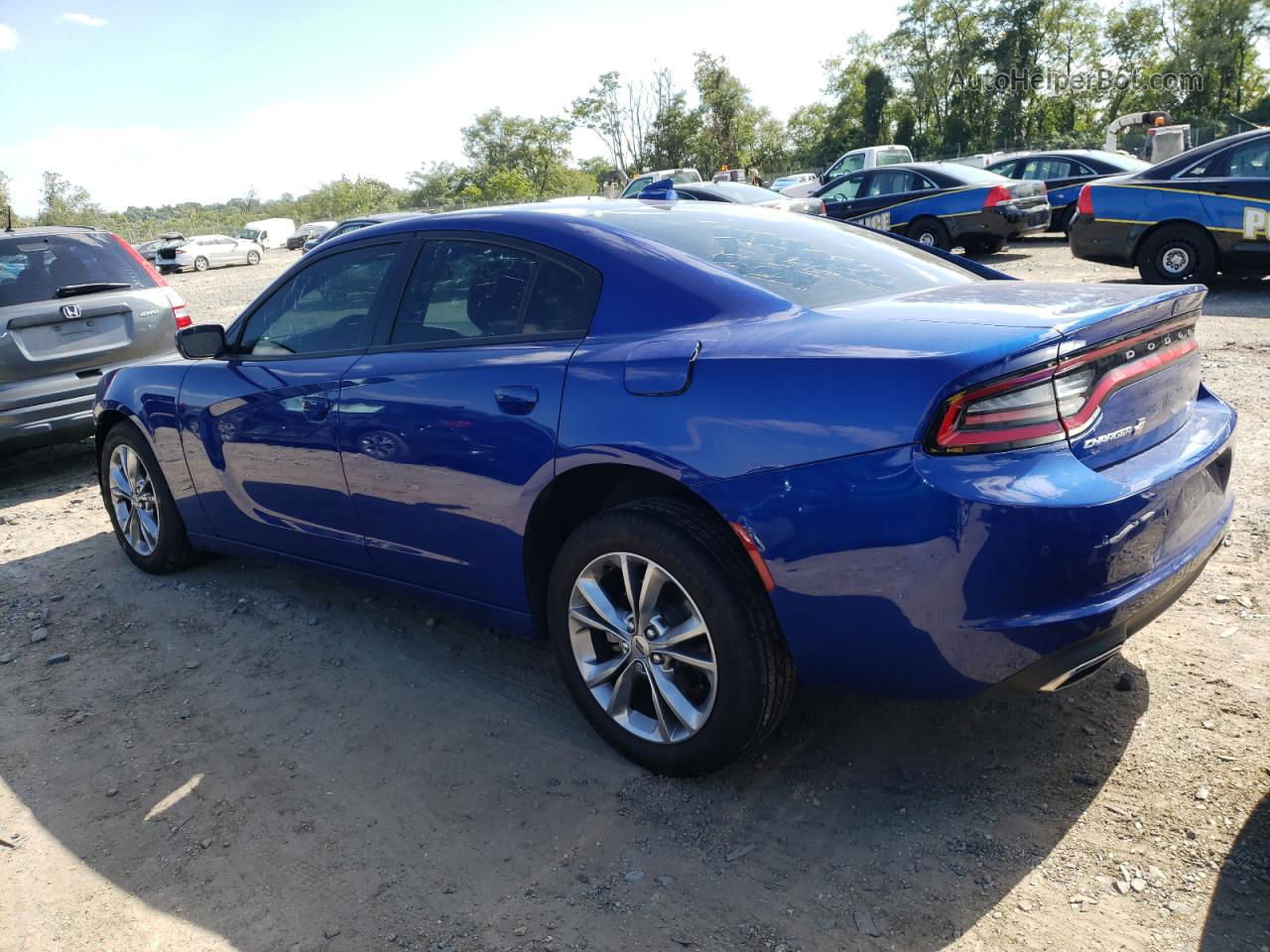 2021 Dodge Charger Sxt Blue vin: 2C3CDXJG9MH675728