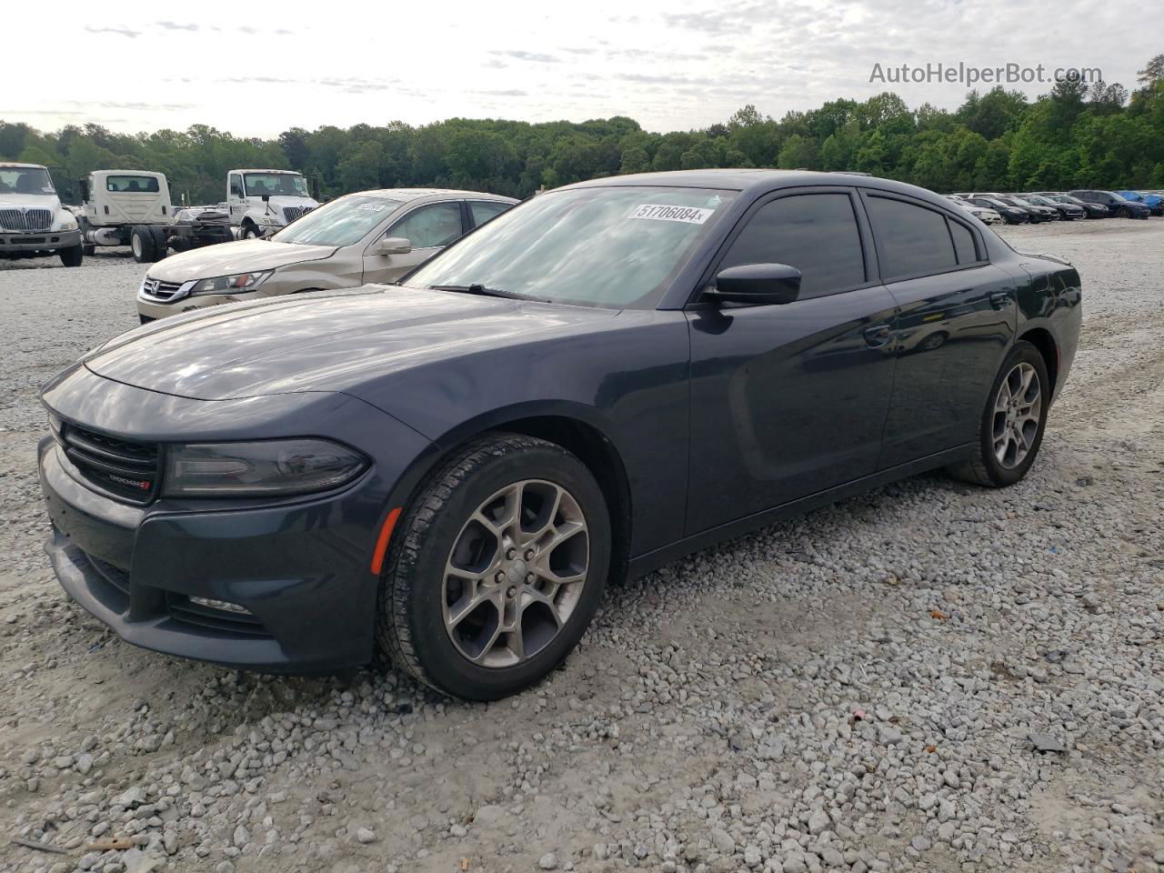 2017 Dodge Charger Sxt Black vin: 2C3CDXJGXGH118816