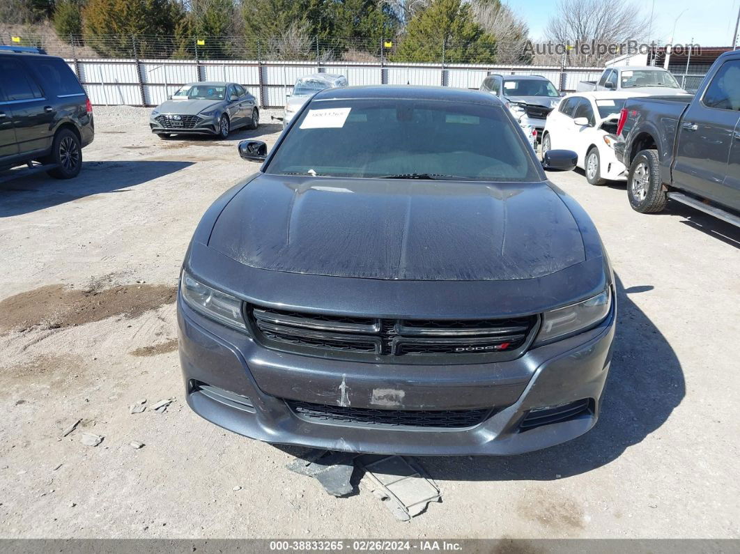 2016 Dodge Charger Sxt Black vin: 2C3CDXJGXGH175307