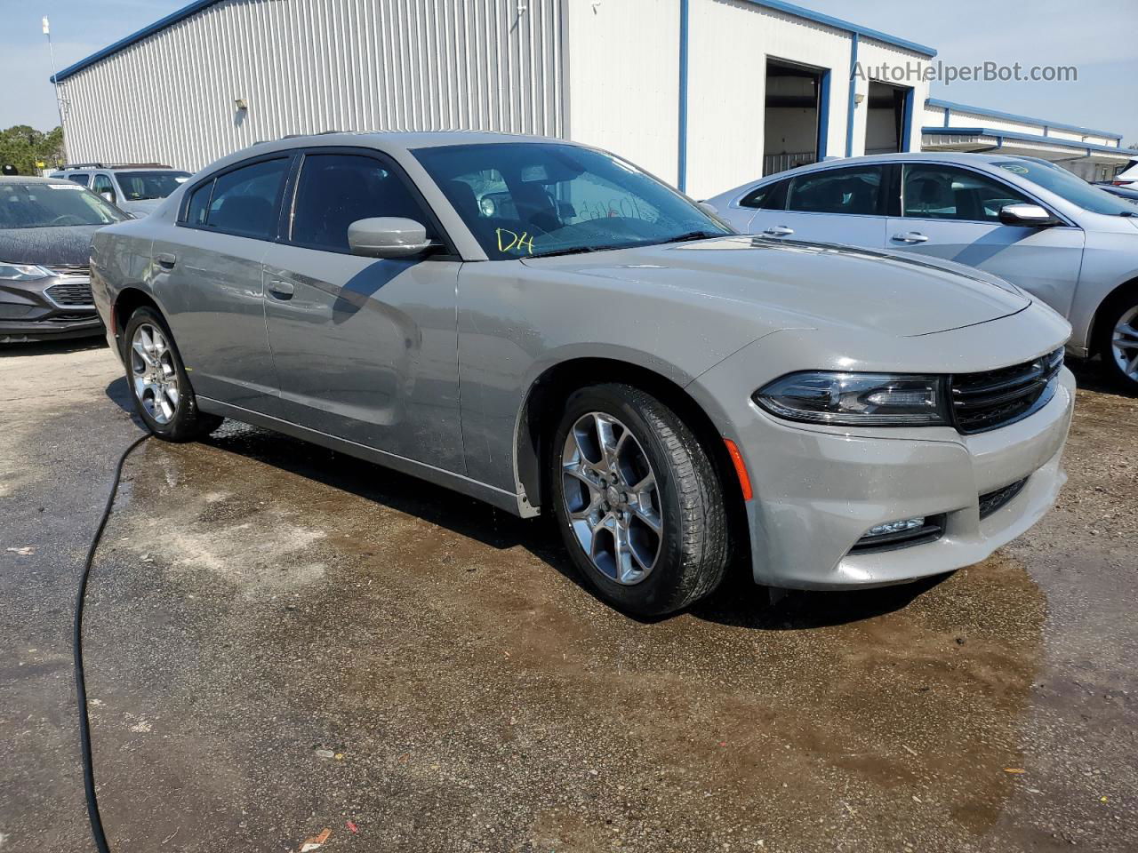 2017 Dodge Charger Sxt Gray vin: 2C3CDXJGXHH526072