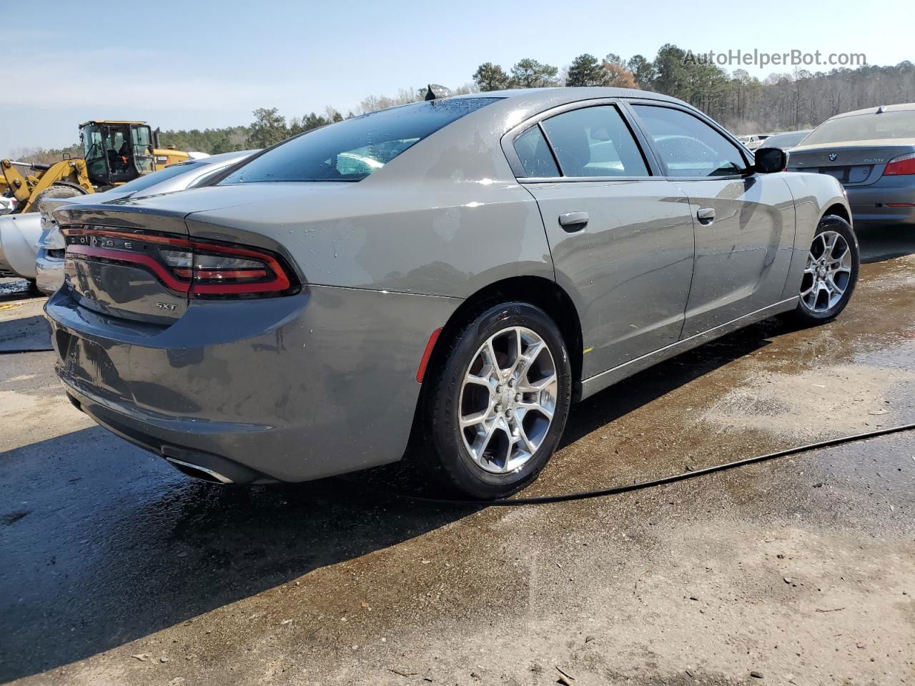 2017 Dodge Charger Sxt Серый vin: 2C3CDXJGXHH526072