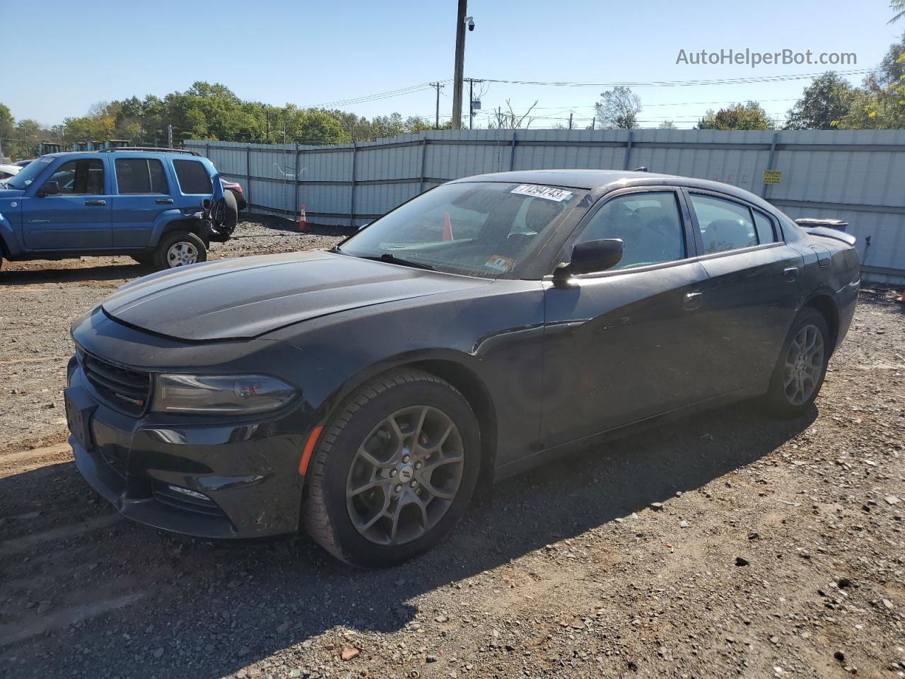 2017 Dodge Charger Sxt Черный vin: 2C3CDXJGXHH538318