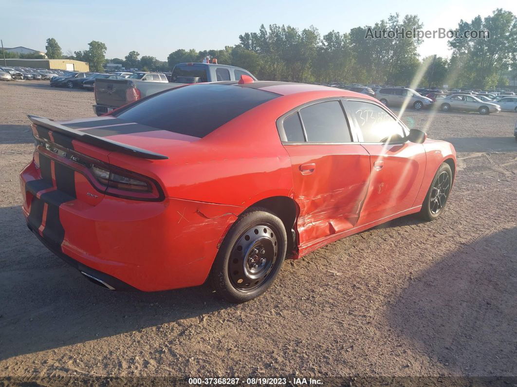 2017 Dodge Charger Sxt Orange vin: 2C3CDXJGXHH644932