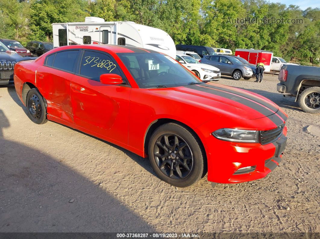 2017 Dodge Charger Sxt Orange vin: 2C3CDXJGXHH644932