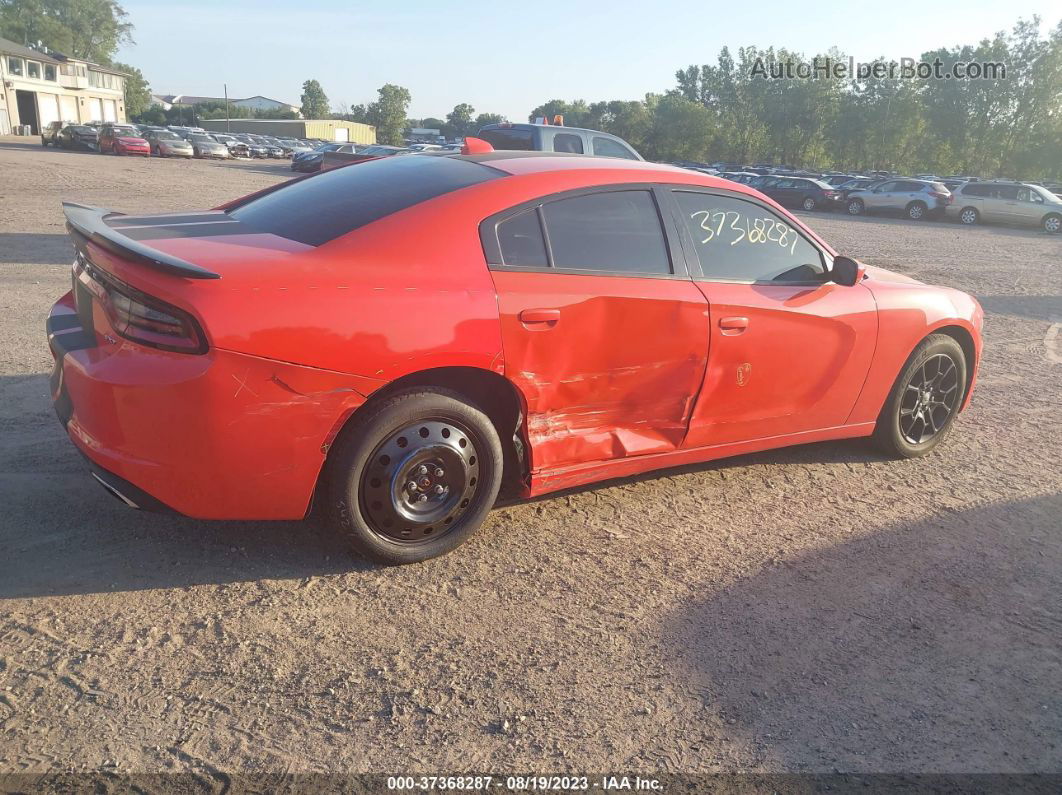 2017 Dodge Charger Sxt Orange vin: 2C3CDXJGXHH644932