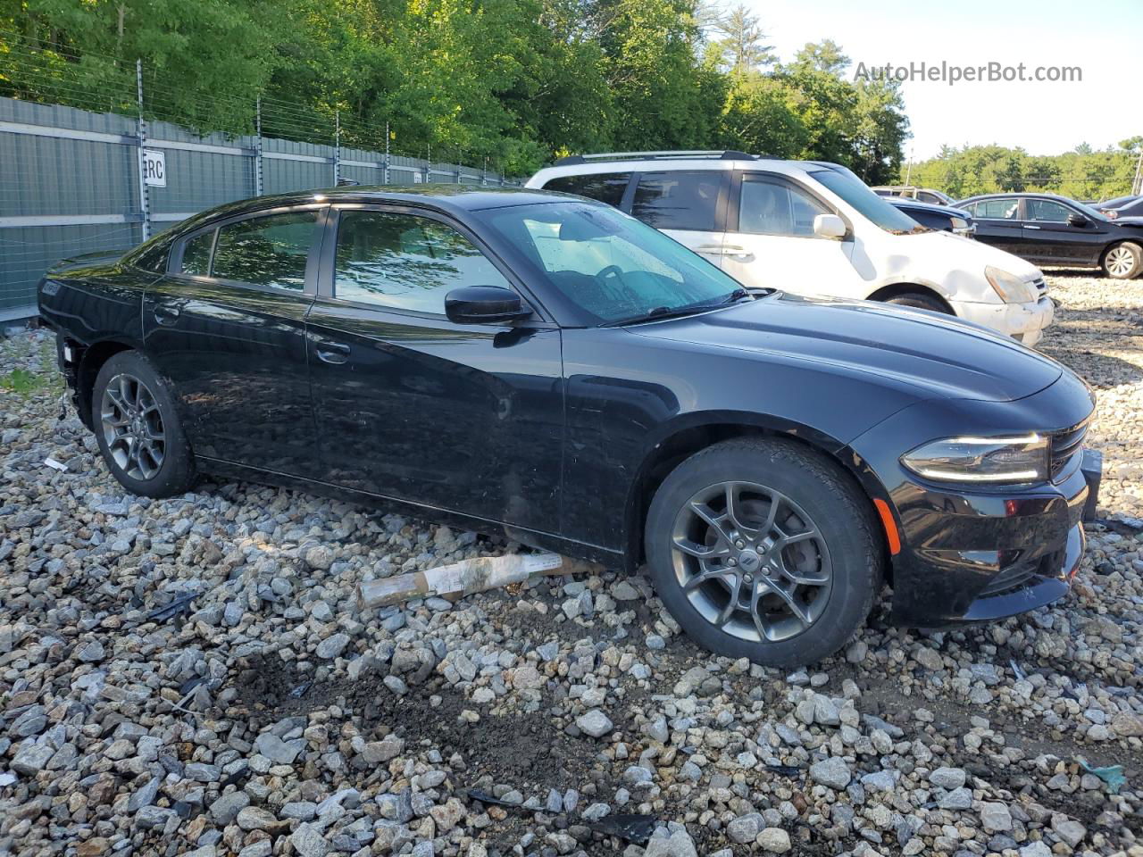 2017 Dodge Charger Sxt Black vin: 2C3CDXJGXHH645109