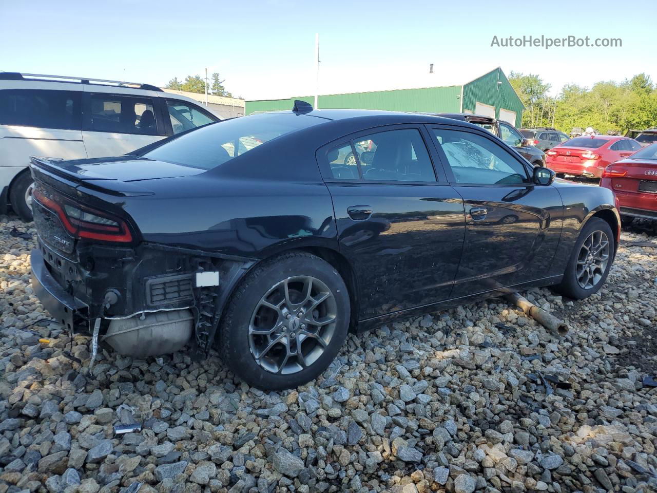 2017 Dodge Charger Sxt Black vin: 2C3CDXJGXHH645109