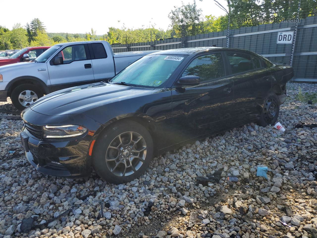 2017 Dodge Charger Sxt Black vin: 2C3CDXJGXHH645109