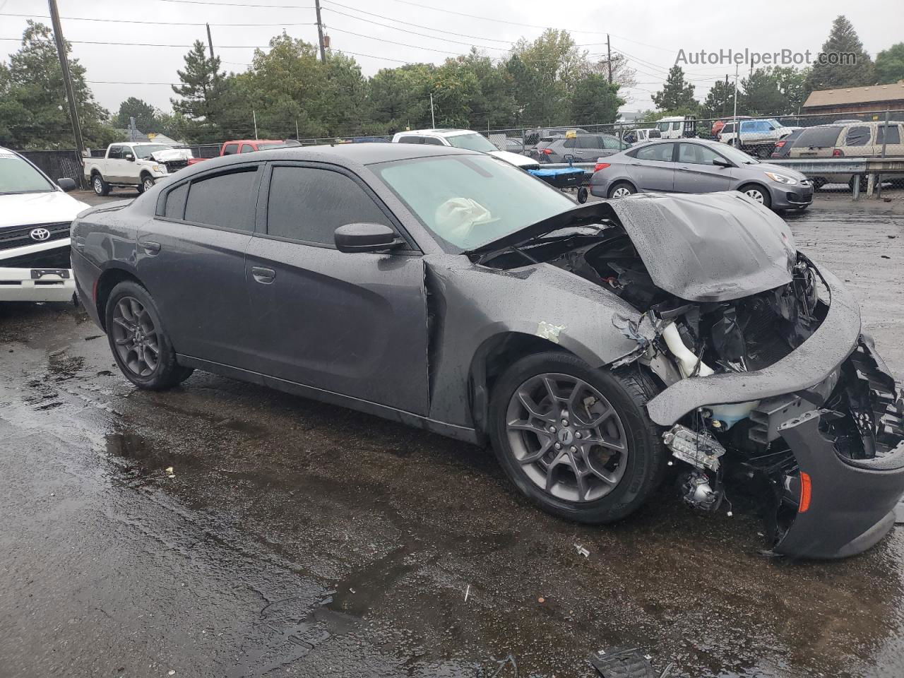 2018 Dodge Charger Gt Black vin: 2C3CDXJGXJH148132