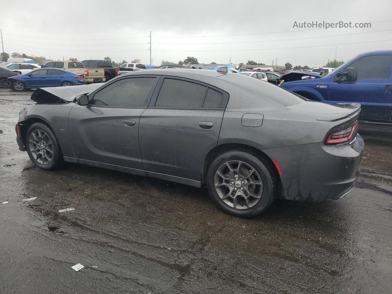 2018 Dodge Charger Gt Black vin: 2C3CDXJGXJH148132