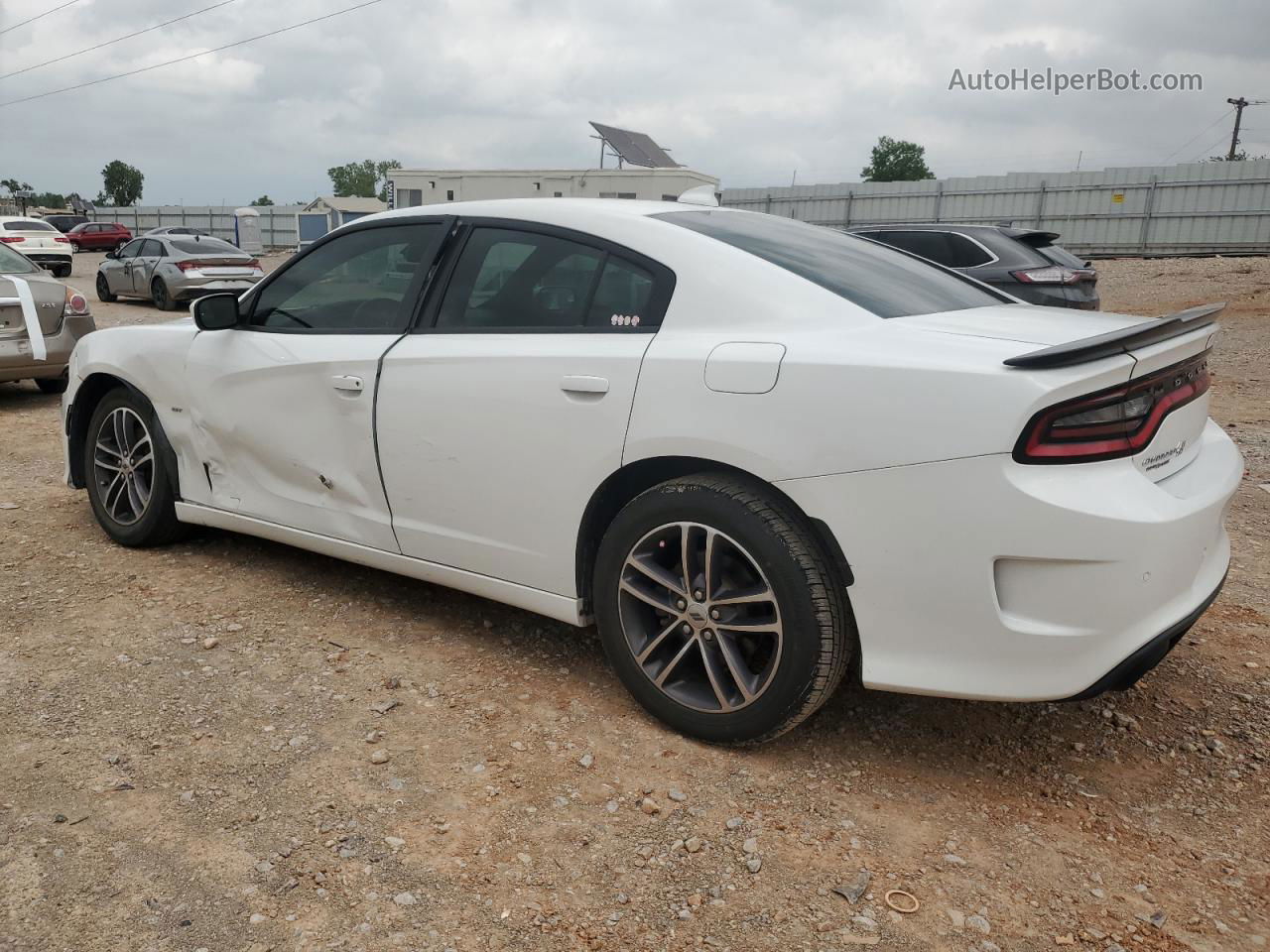 2018 Dodge Charger Gt White vin: 2C3CDXJGXJH201511