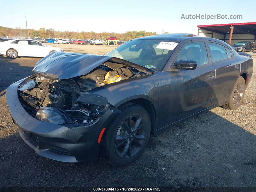 2021 Dodge Charger Sxt Awd Gray vin: 2C3CDXJGXMH604151