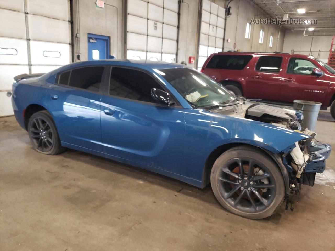 2021 Dodge Charger Sxt Blue vin: 2C3CDXJGXMH606319