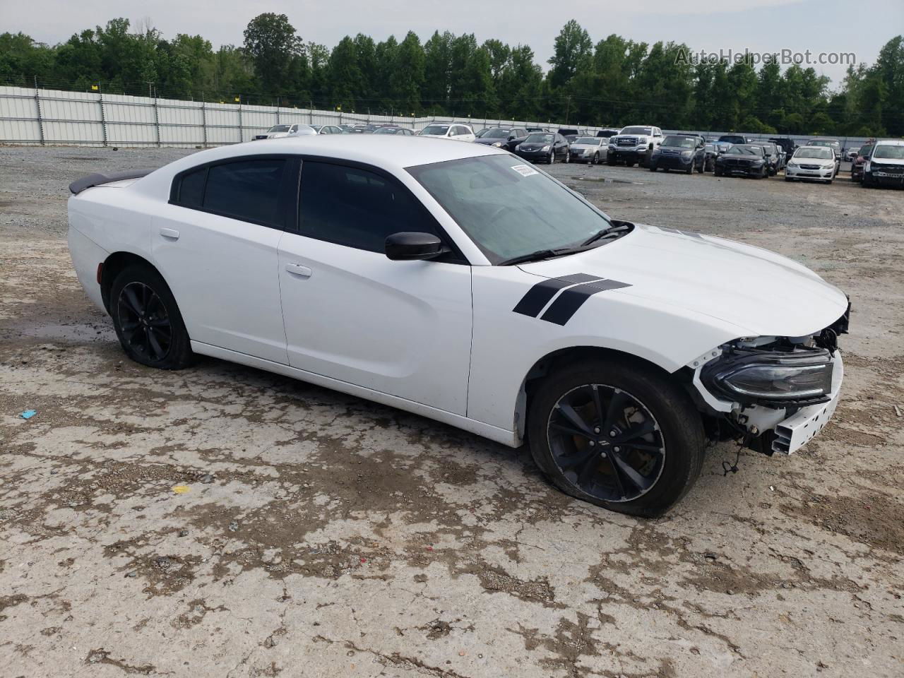 2021 Dodge Charger Sxt Белый vin: 2C3CDXJGXMH629549