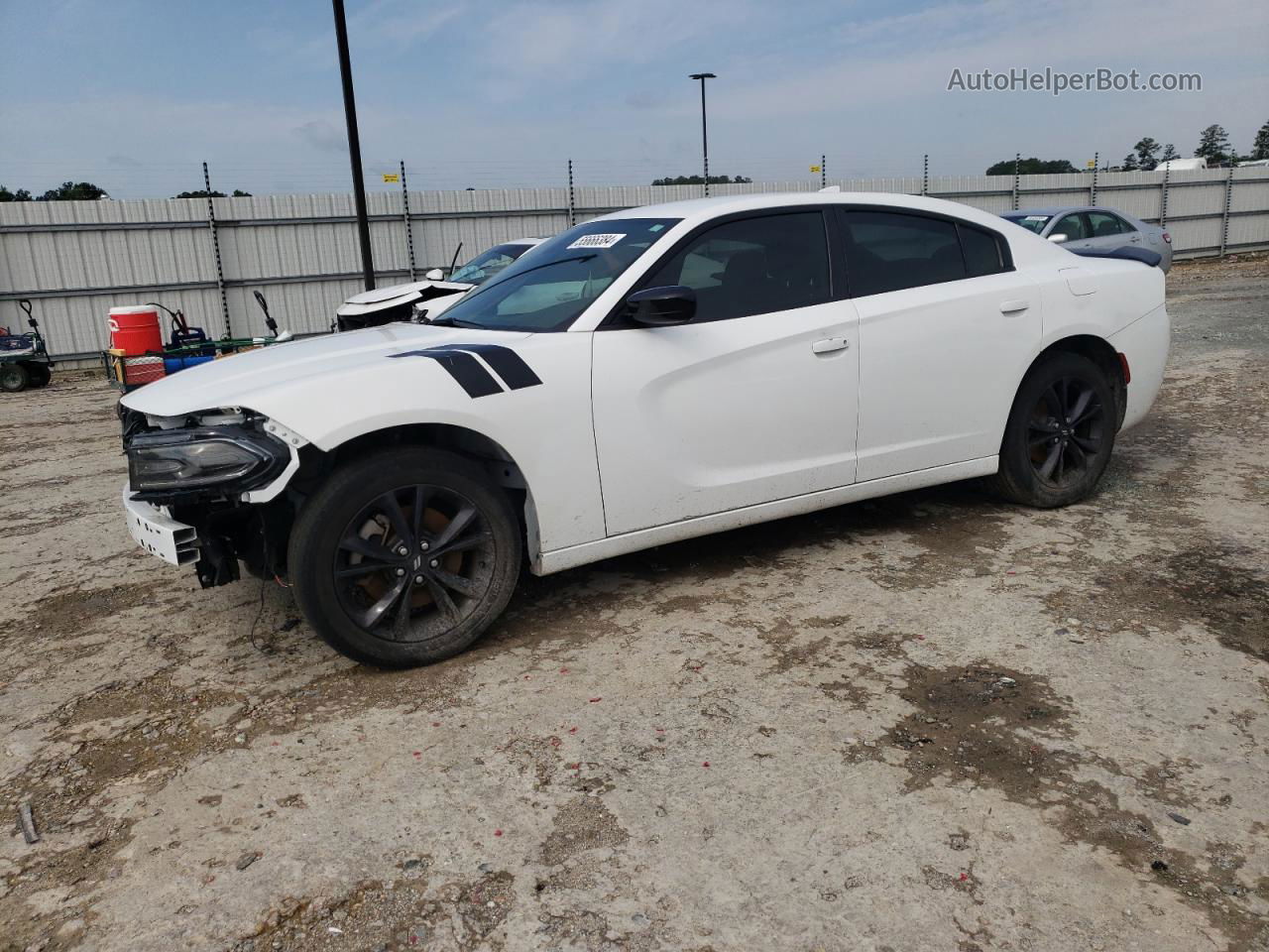 2021 Dodge Charger Sxt Белый vin: 2C3CDXJGXMH629549