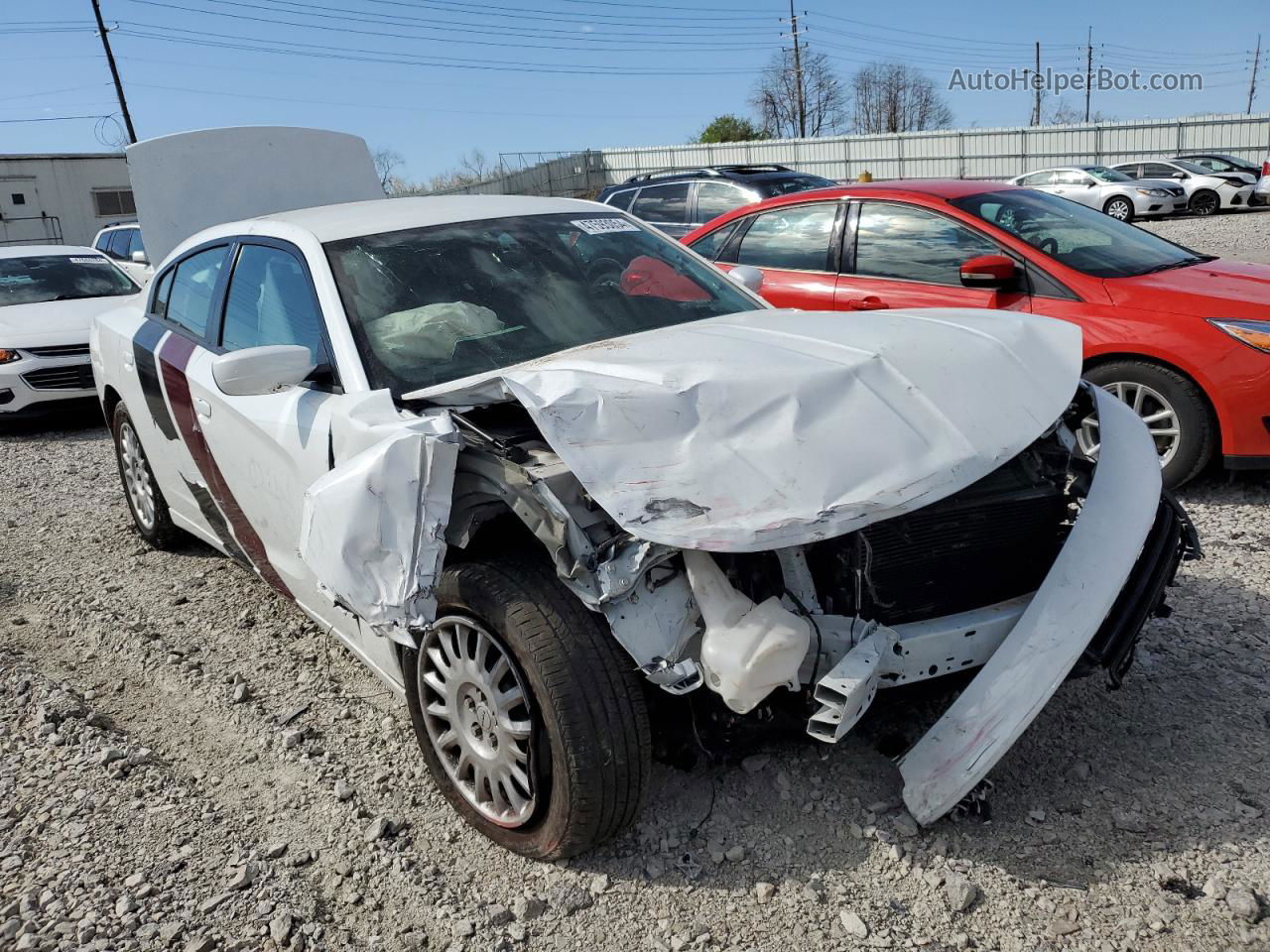 2021 Dodge Charger Police White vin: 2C3CDXKG1MH613321