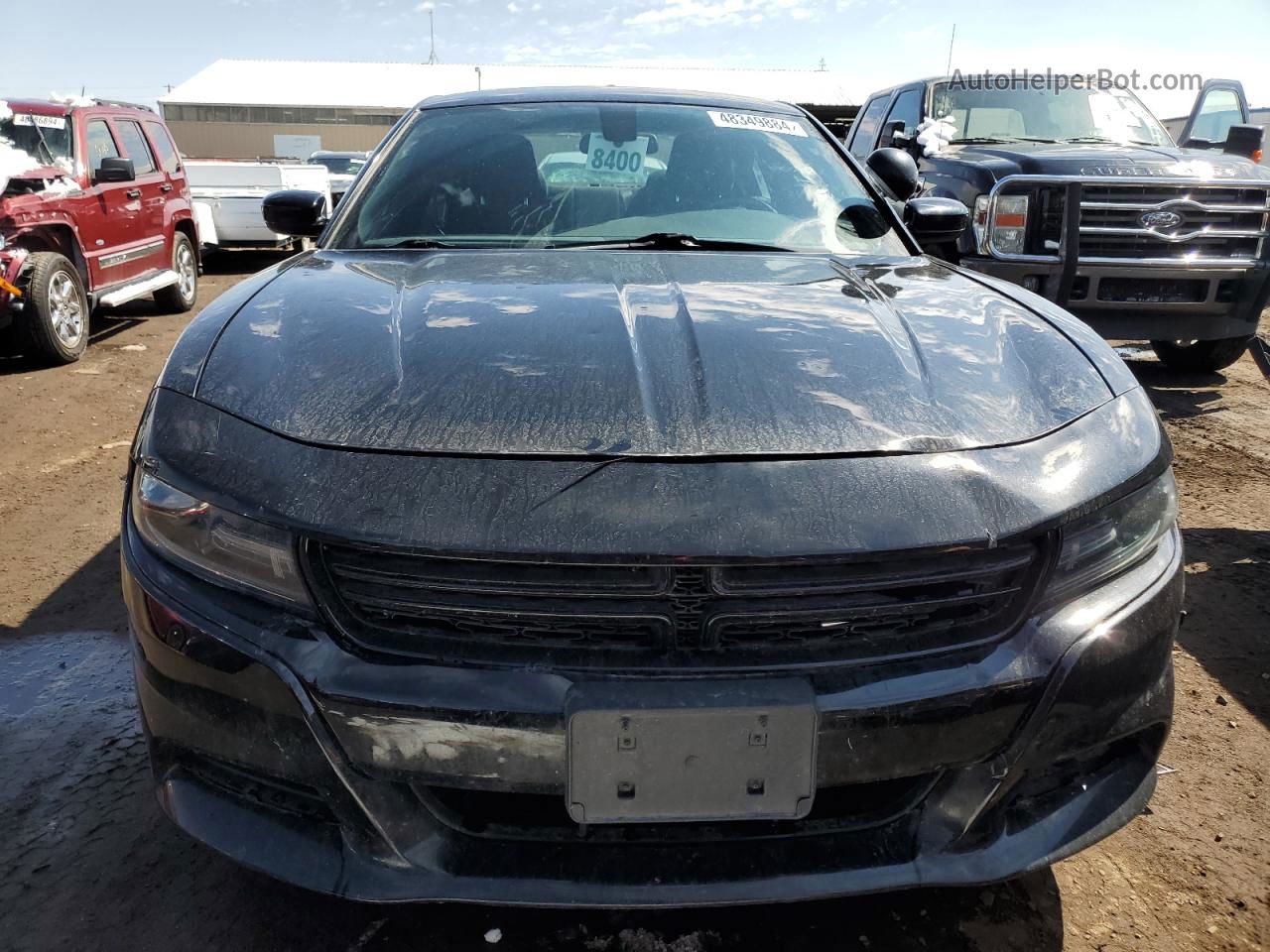 2021 Dodge Charger Police Черный vin: 2C3CDXKG2MH575677