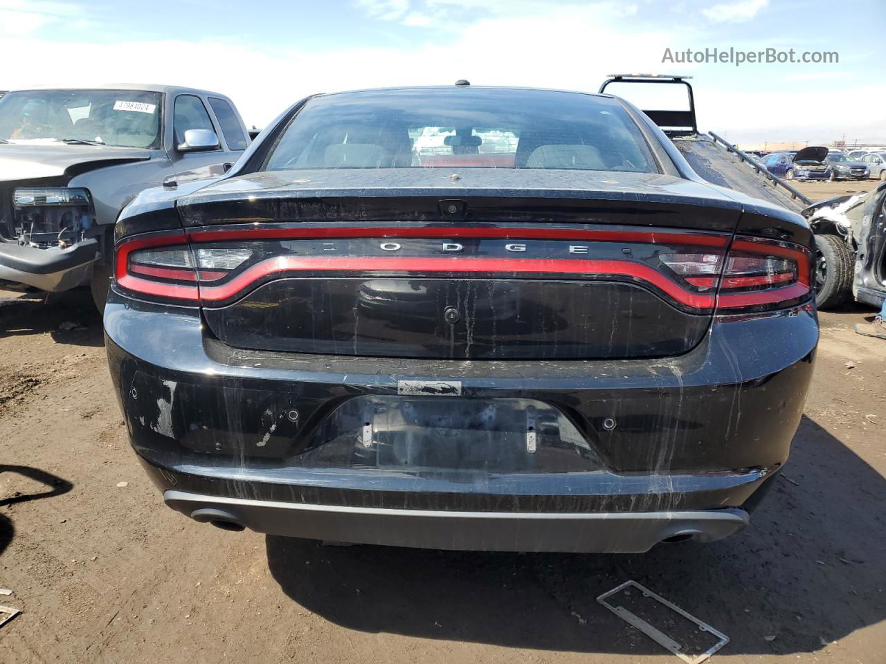 2021 Dodge Charger Police Черный vin: 2C3CDXKG2MH575677