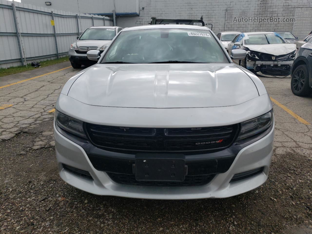 2021 Dodge Charger Police Silver vin: 2C3CDXKG9MH622199