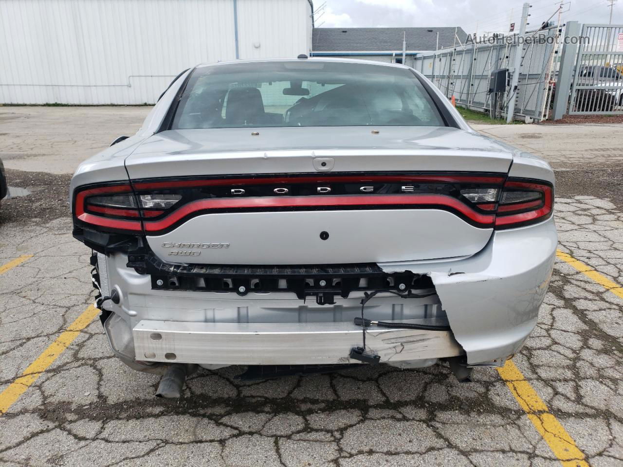 2021 Dodge Charger Police Silver vin: 2C3CDXKG9MH622199