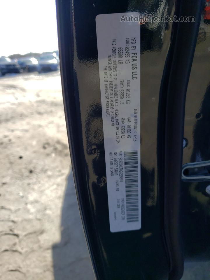 2016 Dodge Charger Police Черный vin: 2C3CDXKT0GH229340