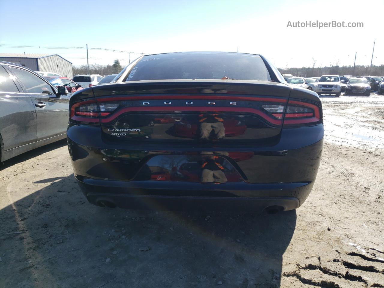 2016 Dodge Charger Police Черный vin: 2C3CDXKT0GH229340