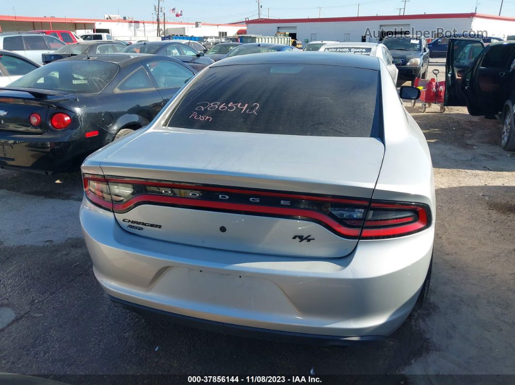 2016 Dodge Charger Police Silver vin: 2C3CDXKT0GH286542