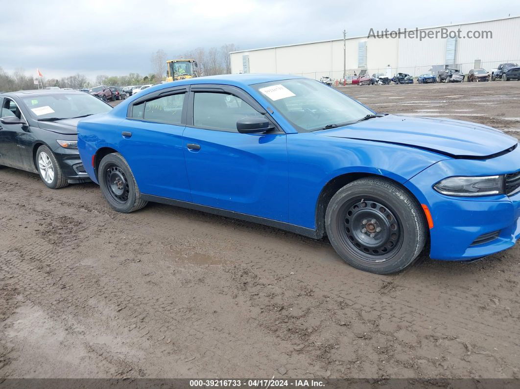 2017 Dodge Charger Police Awd Синий vin: 2C3CDXKT0HH579522