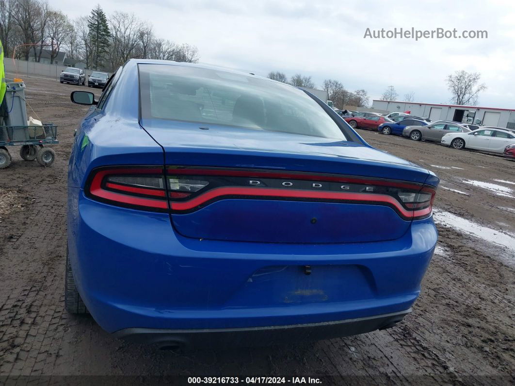 2017 Dodge Charger Police Awd Синий vin: 2C3CDXKT0HH579522